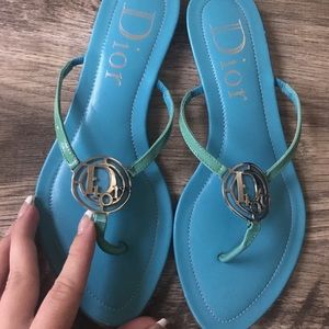 Vintage Dior flip flops